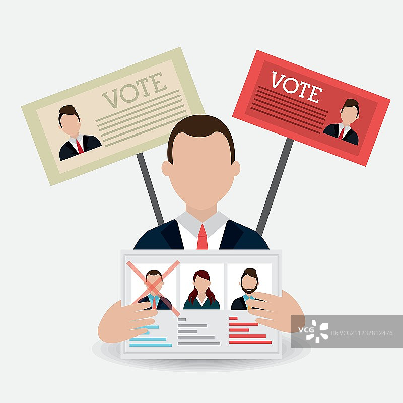投票设计图片素材