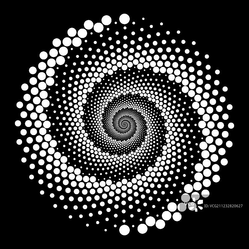 螺旋点背景设计图片素材