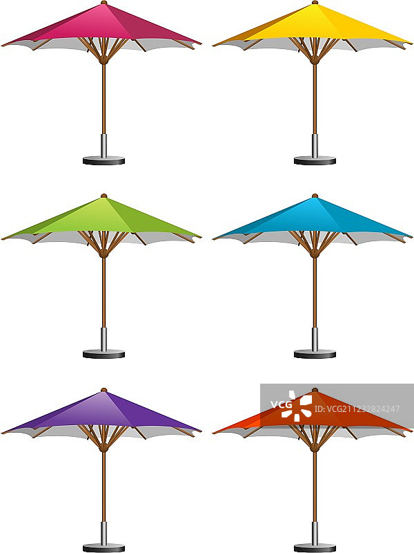 市场遮阳伞图片素材