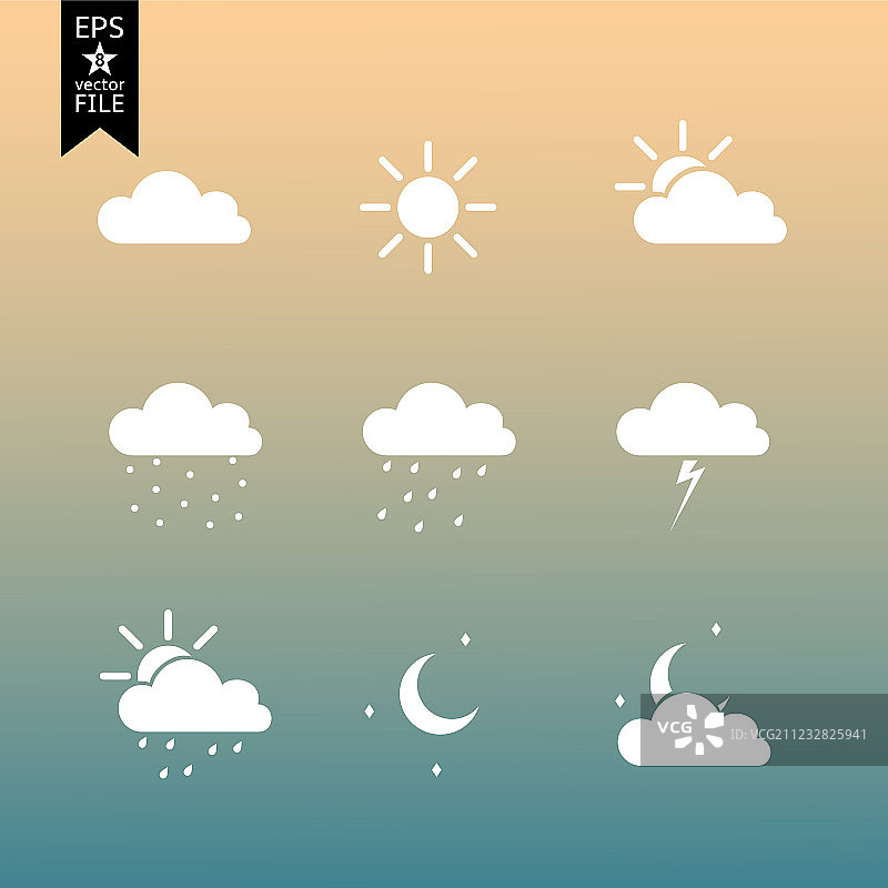 天气图标图片素材