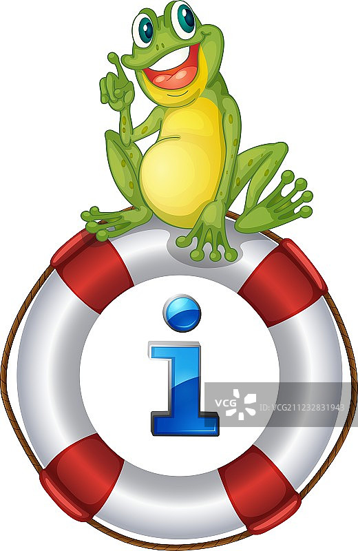 青蛙售货亭标志图片素材