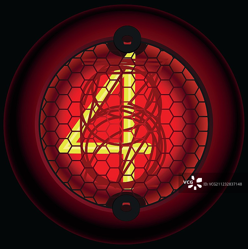 辉光管数字指示器4图片素材