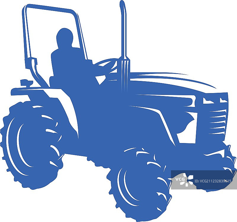 轮式拖拉机图片素材