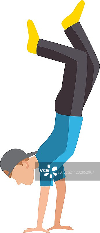 跑酷技巧极限运动卡通人物图片素材