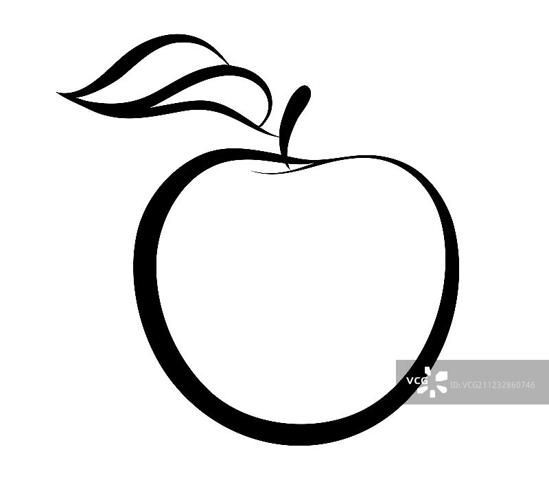 苹果Logo单色图案图片素材