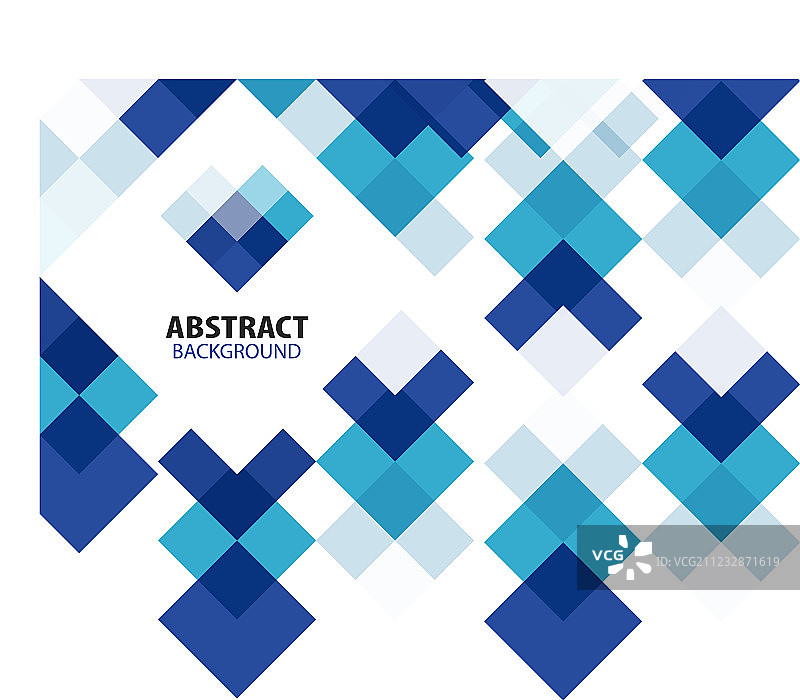 方形蓝色几何抽象背景图片素材