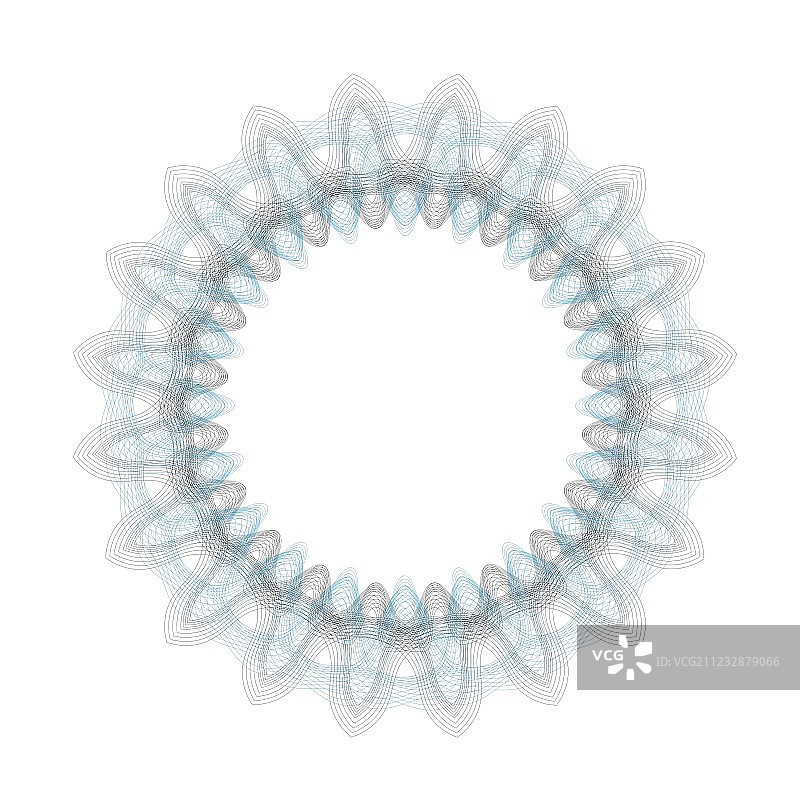 波浪边框图片素材