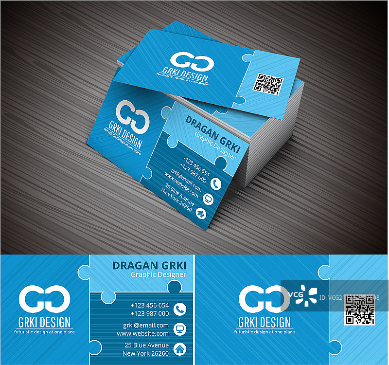 创意商务名片图片素材