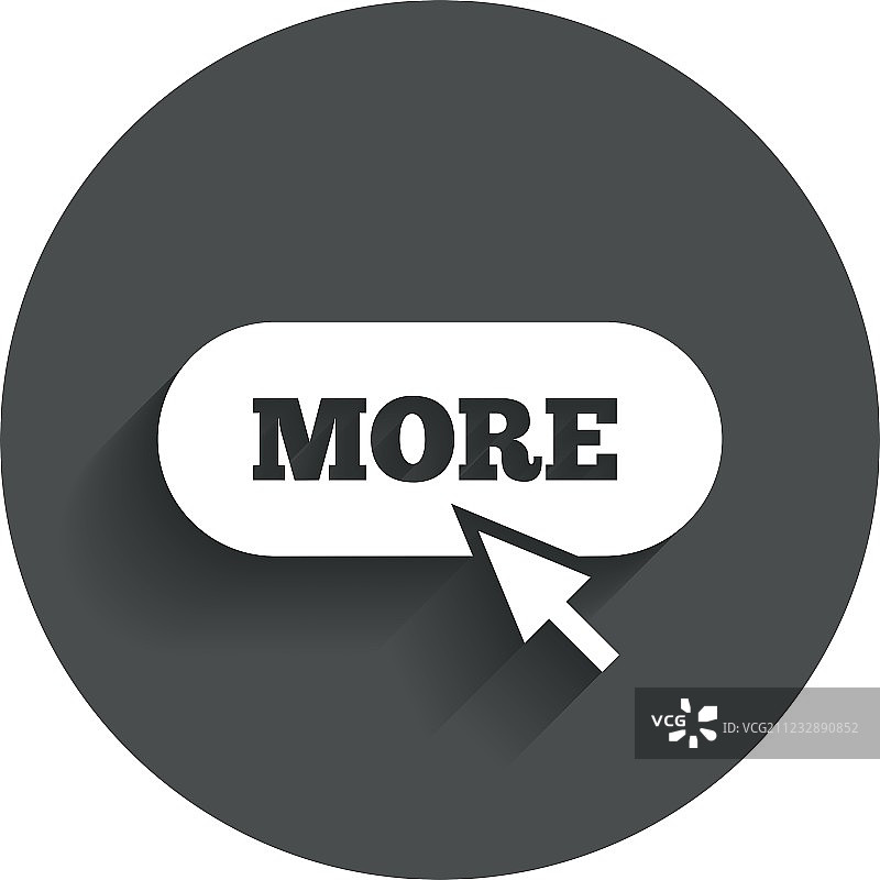 带光标指针图标的更多详细信息符号图片素材