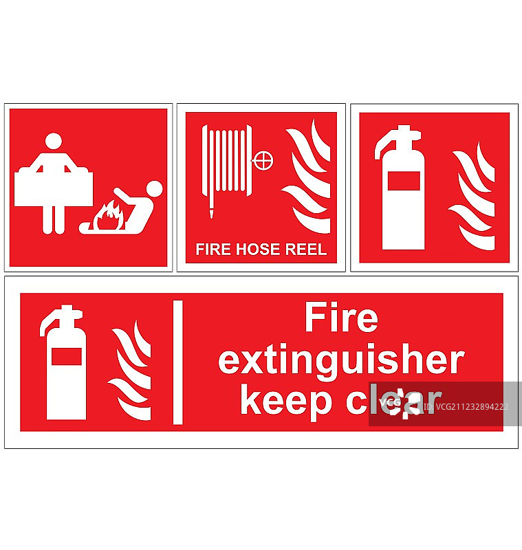 灭火器标志图片素材