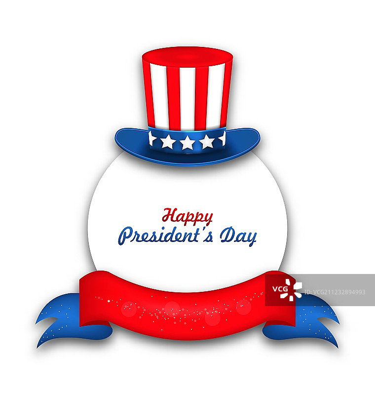 美国总统日快乐庆典贺卡图片素材