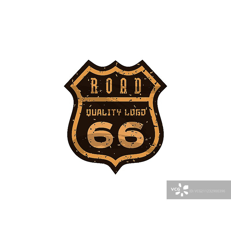 高品质66号公路品牌路标图片素材