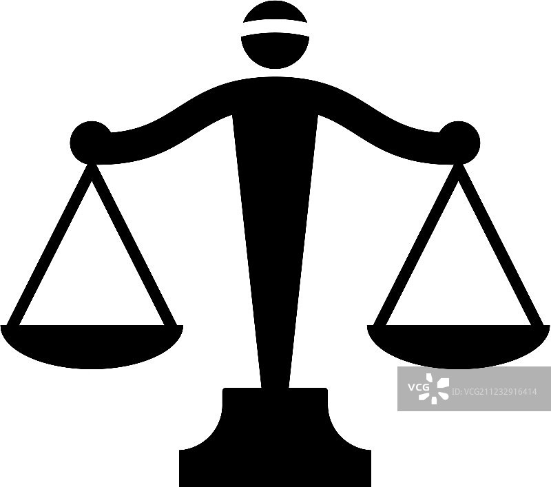 正义天平图标图片素材