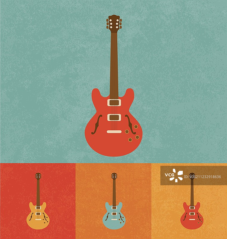 复古电吉他图片素材