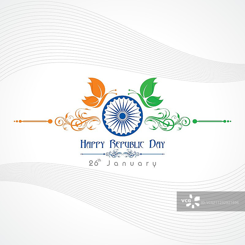 国庆节祝福与蝴蝶图片素材