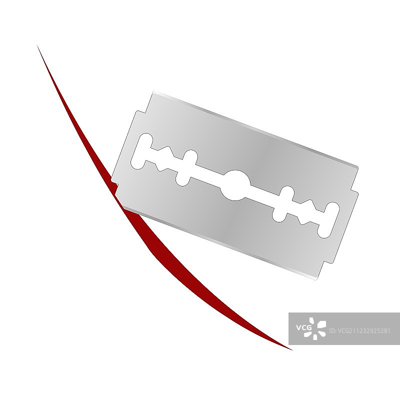 金属剃须刀片图片素材