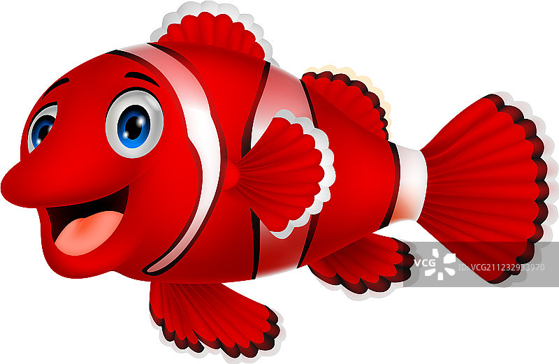 可爱小丑鱼卡通图片素材