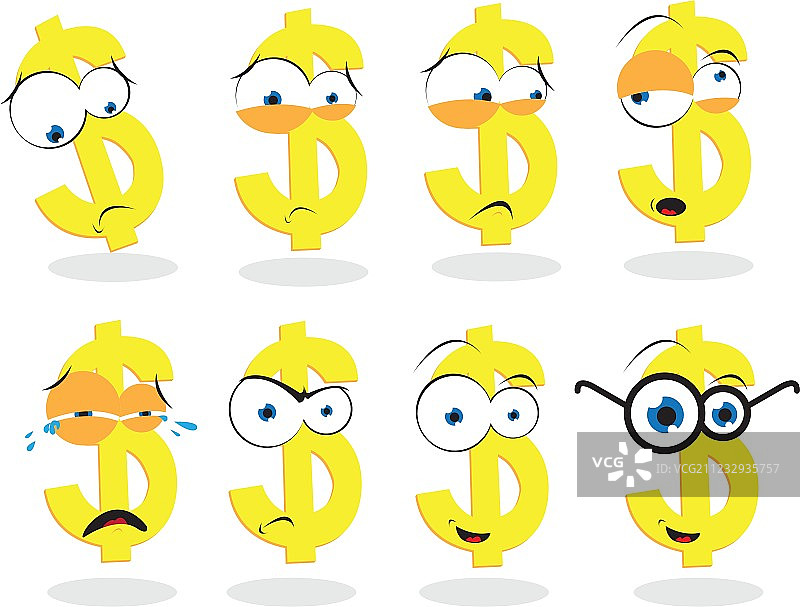 有趣的美元符号图片素材