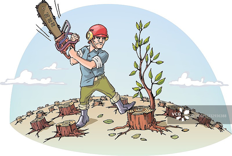 森林破坏图片素材