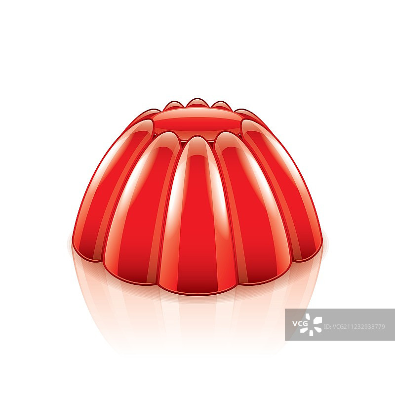 白色背景上的果冻图片素材