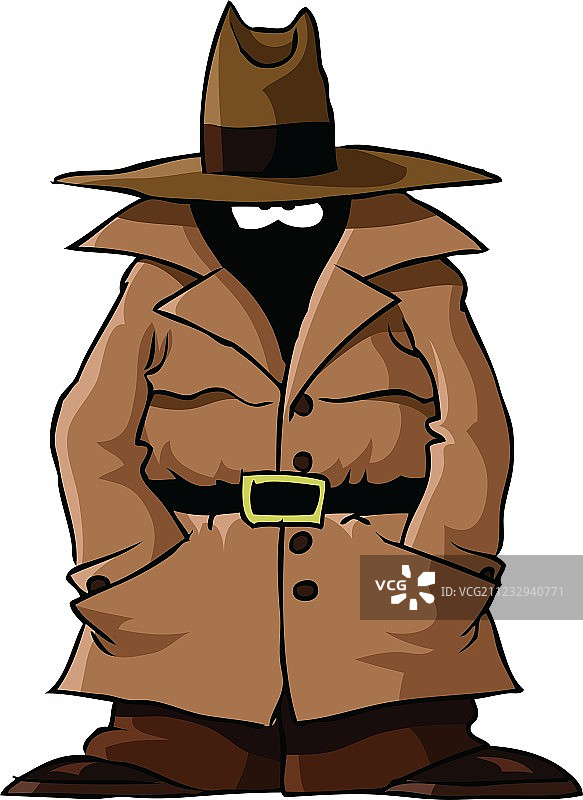 斗篷里的间谍图片素材