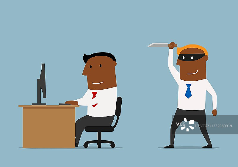 商业竞争中的背后中伤或背叛设计图片素材