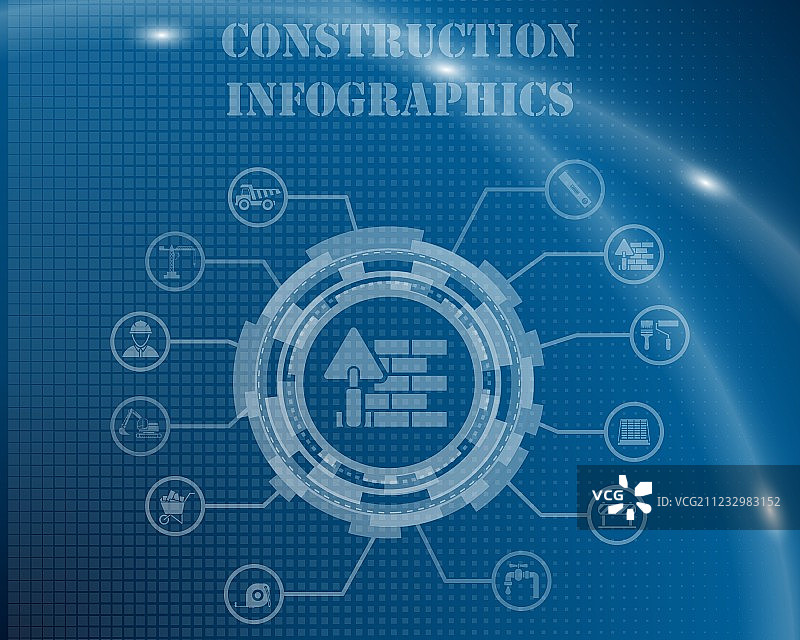 建筑信息图表模板图片素材