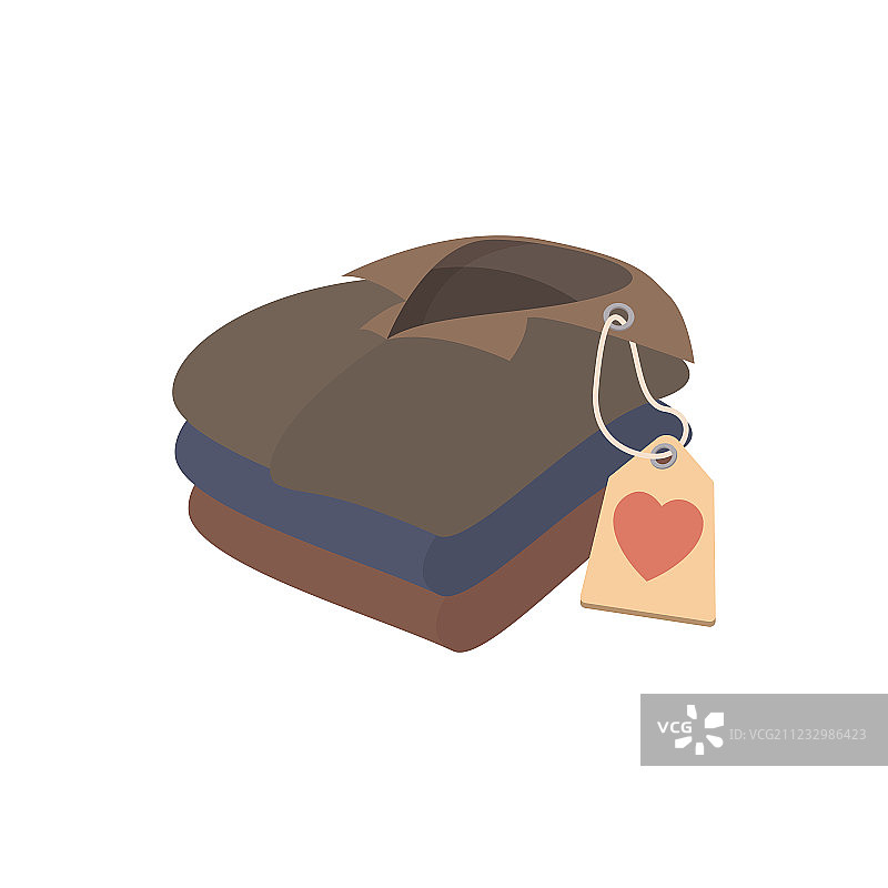 捐赠衣服卡通图标图片素材