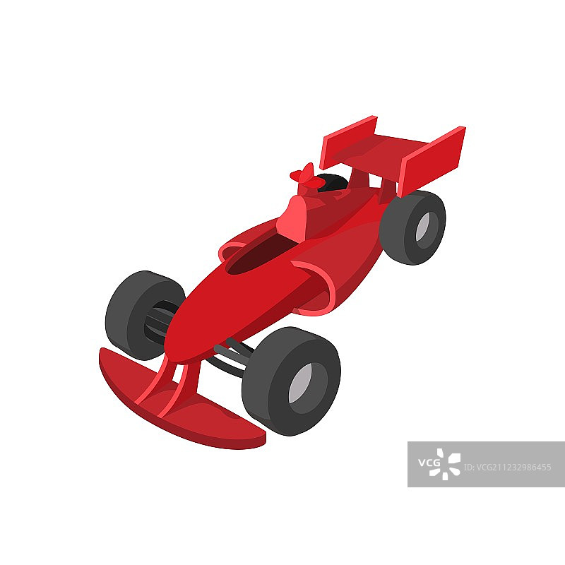 卡通赛车图标图片素材