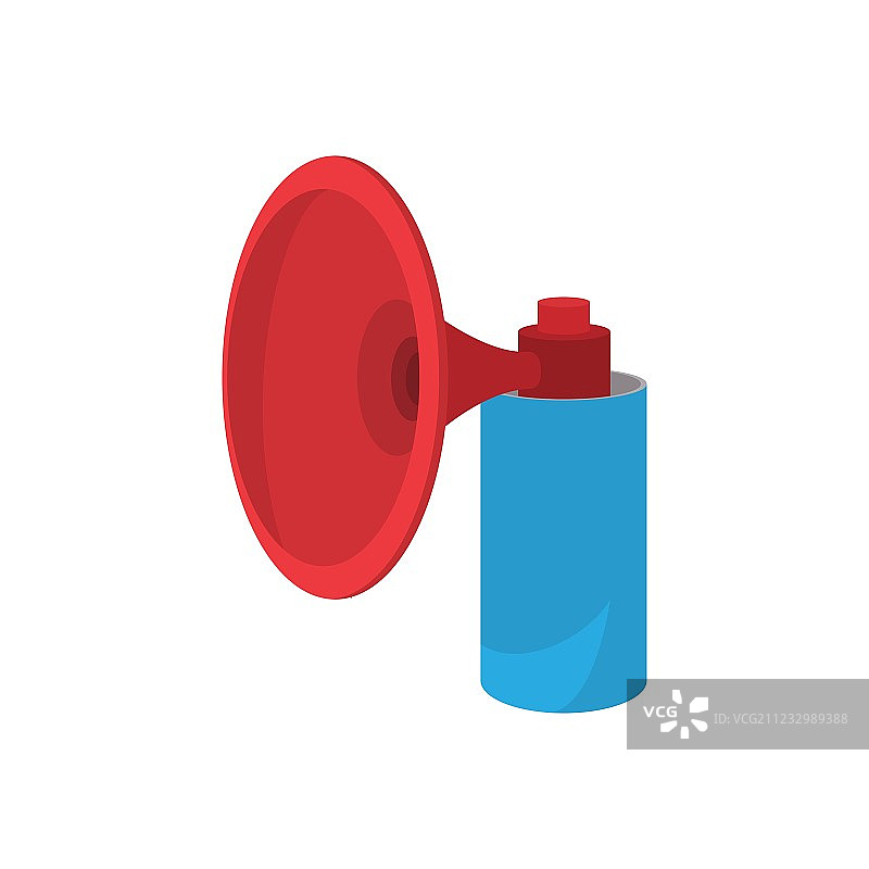 卡通橄榄球喇叭图标图片素材