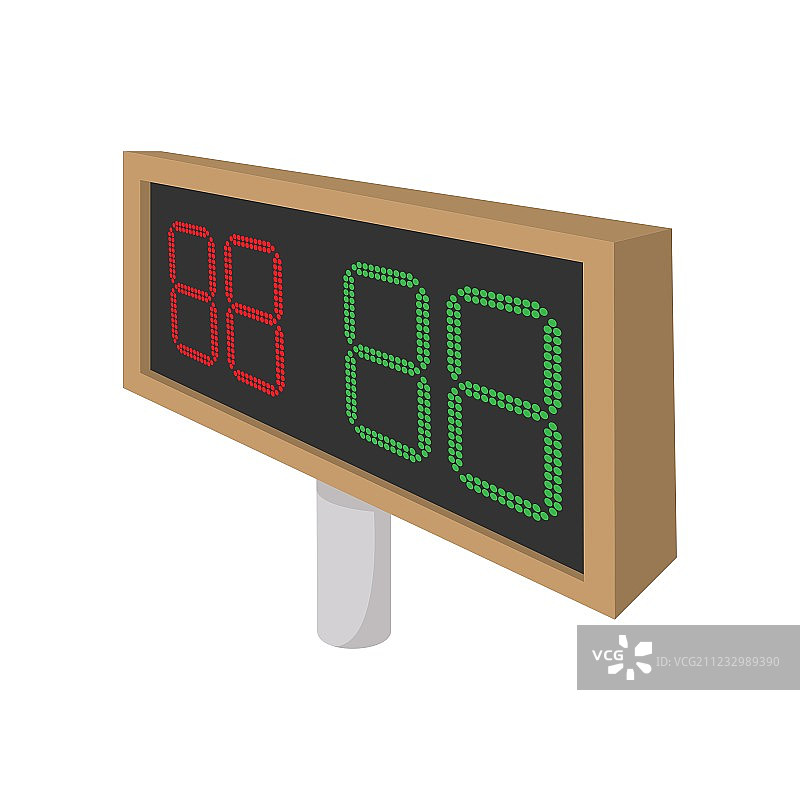 足球比分牌卡通图标图片素材