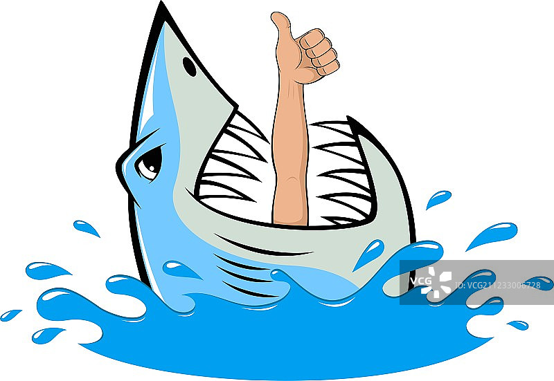 白色鲨鱼图片素材