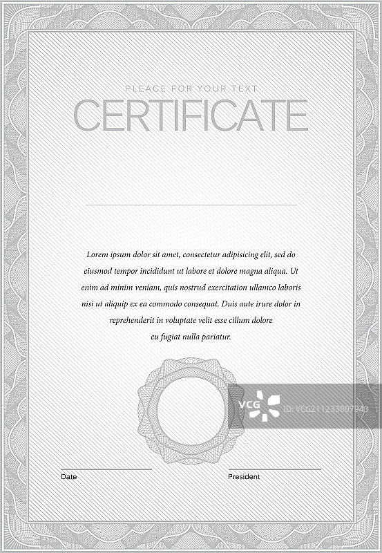 现代文凭证书模板图片素材