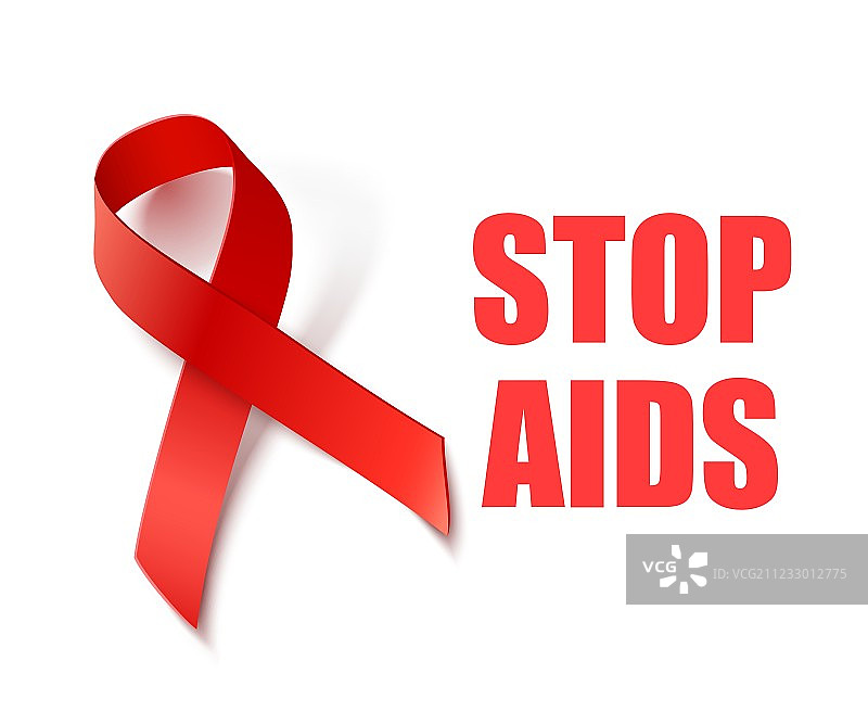 艾滋病意识丝带图片素材