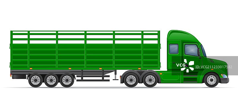 半挂卡车拖车12图片素材