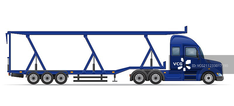 半挂卡车拖车17图片素材