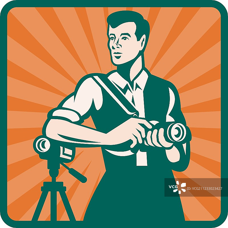 复古摄影师图标图片素材
