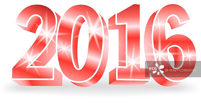 红色2016数字图片素材