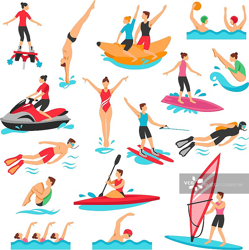 水上运动合集图片素材