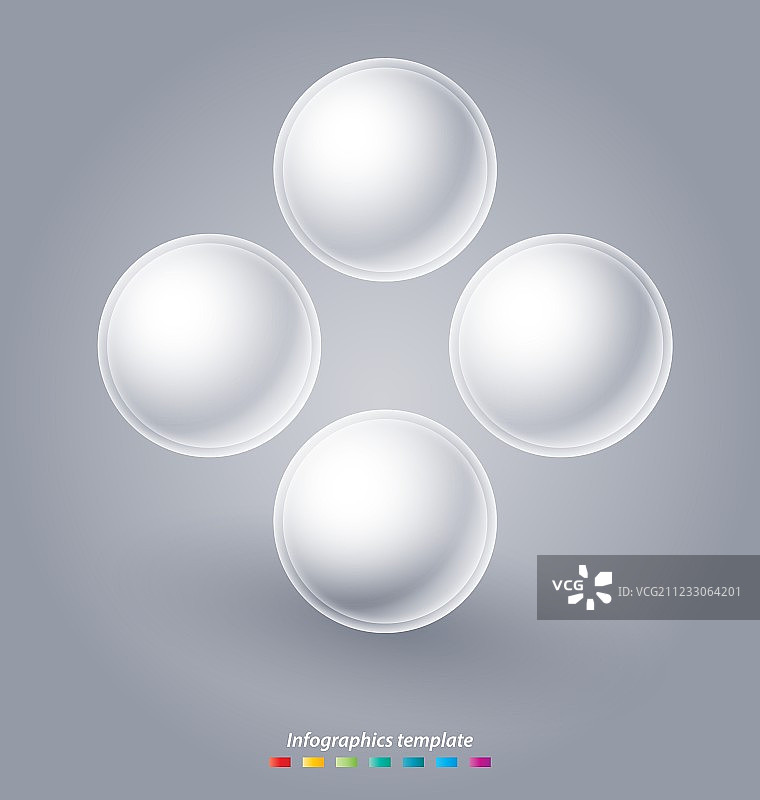 易于使用的简约信息图模板图片素材