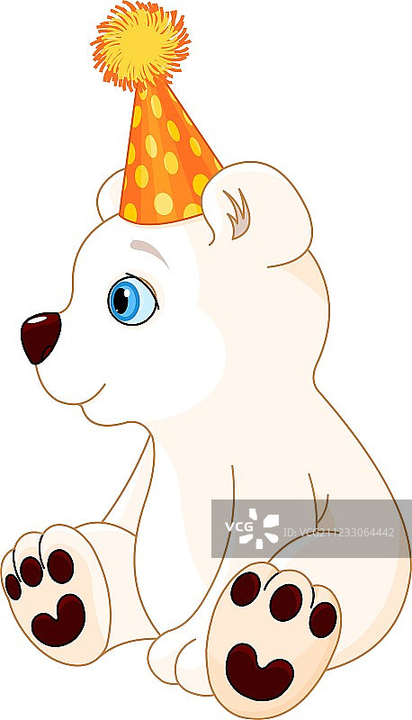 北极熊庆祝图片素材