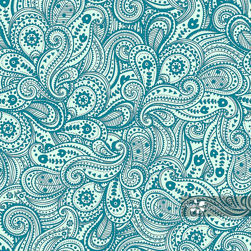 民族佩斯利花纹图案图片素材