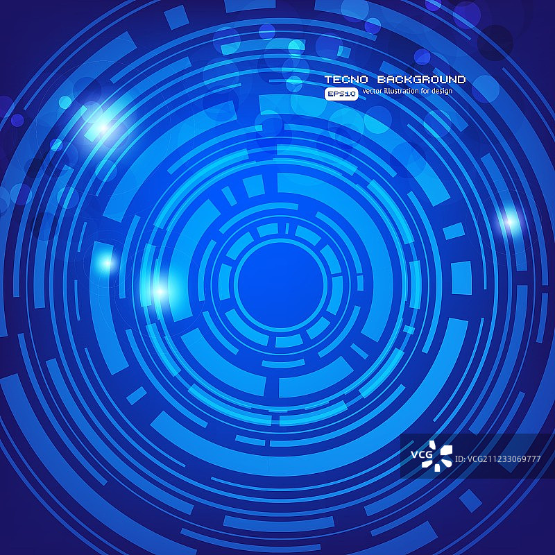 蓝色科技背景图片素材