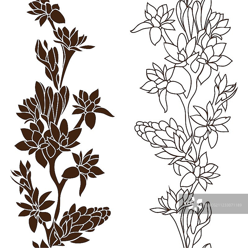 盛开的夜来香图片素材