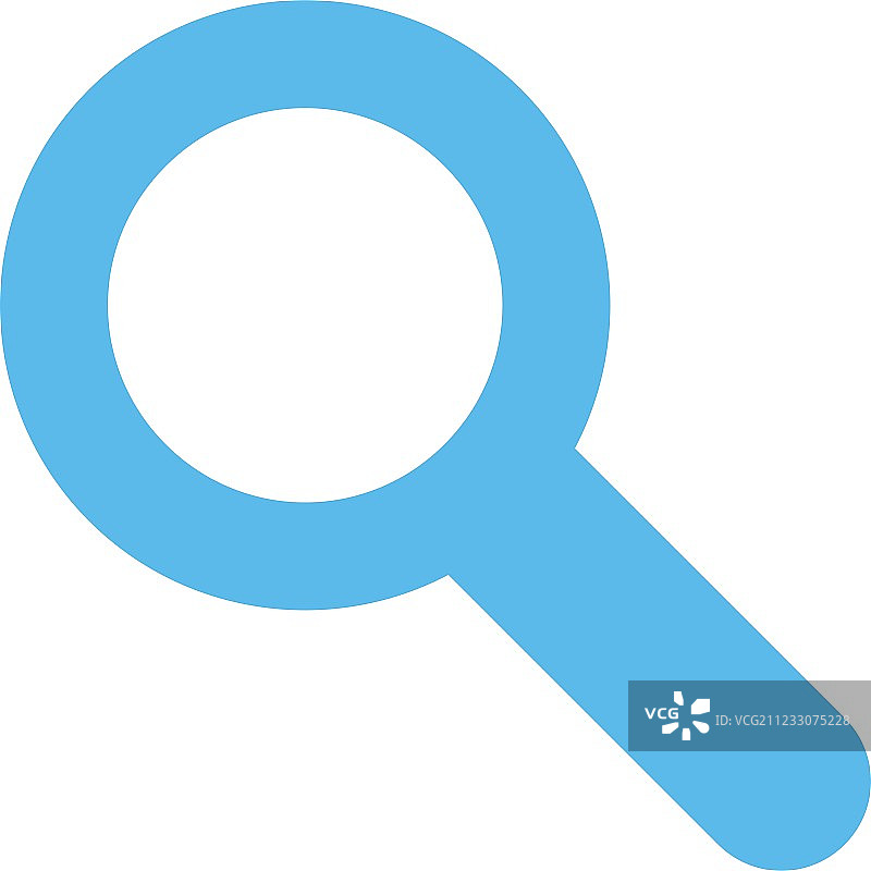 蓝色搜索图标图片素材