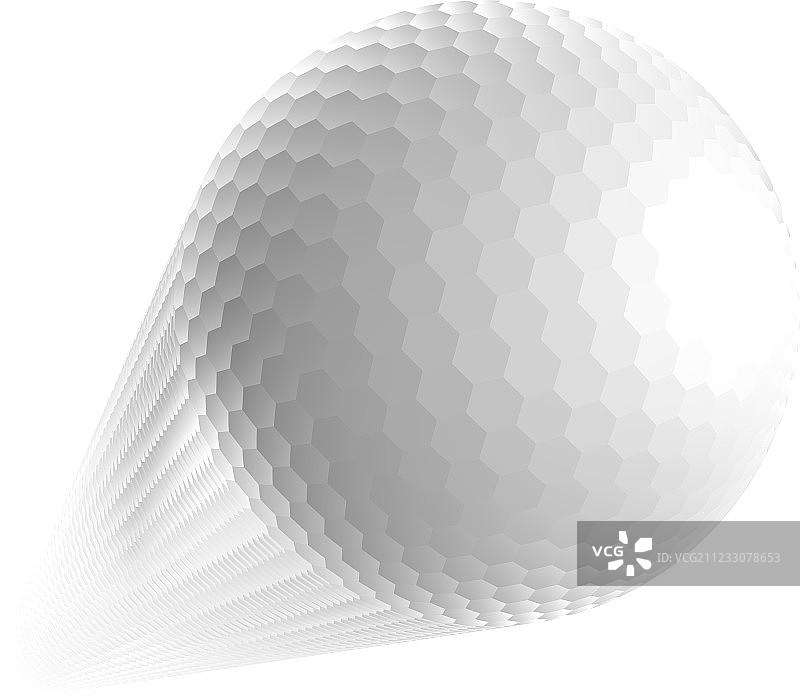 飞行中的高尔夫球图片素材