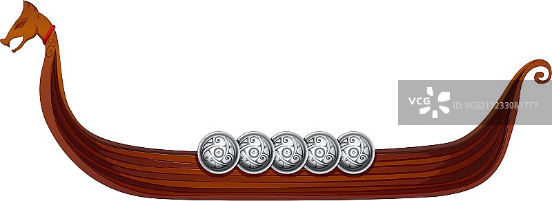 维京船图片素材