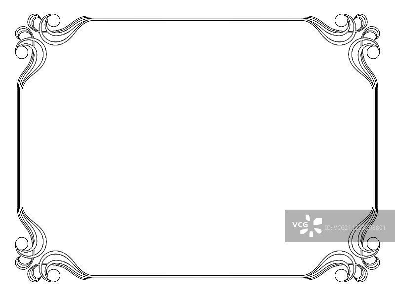 简约装饰框架图片素材