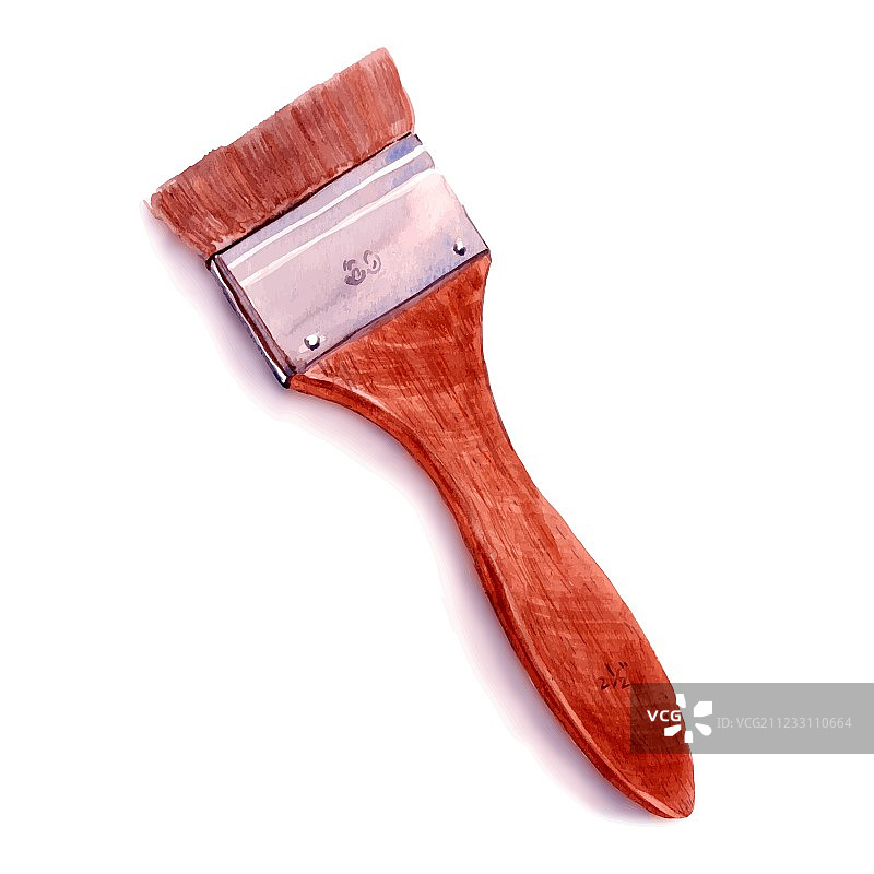 水彩笔刷图片素材