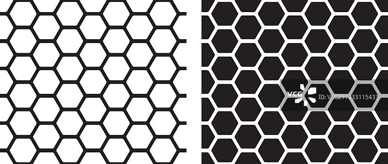 蜂窝无缝纹理图片素材